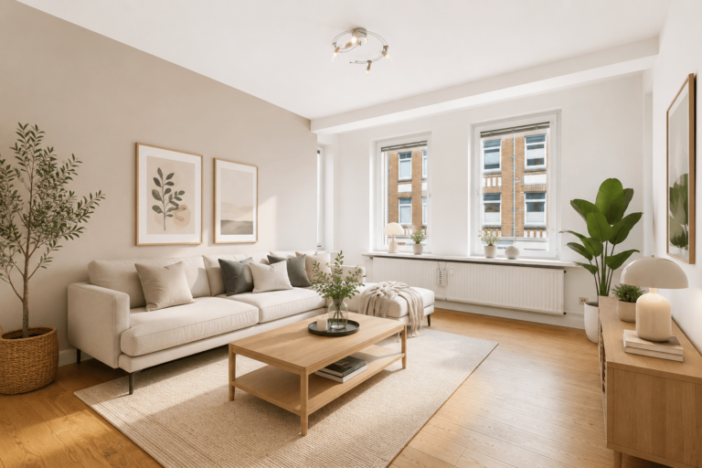 Wohnzimmer (virtuell möbliert)